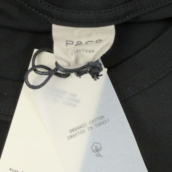 NEW P&Co We Don't Need No Fixed Abode Cowboy T-Shirt Men Size Large Black - Picture 5 of 8